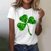 Jesus Sweatshirt St PatrickS Golf Shirts Saint Patricks Day Shirts Women Sexy St Pattys Day Shirt Women Sexy D-White view 2