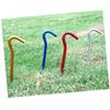 Yardwe 8pcs Heavy Duty Aluminum Tent Pegs for Camping Durable Outdoor Stakes for Canopies and Tarps Anti- Stable Ground Support view 3
