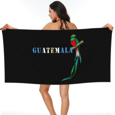 NineFit Basics Guatemala Quetzal 1 Beach Towel Microfiber Super Soft Beach Towels Quick Dry Towel for Swimmers Sand Proof Beach Towels for Women Men Girls Large Bath Towels 30x60inches