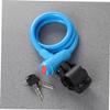 Yardwe Colorful Cable Bike Lock Theft Chain Lock for Bicycles Mountain Bikes and Atvs Weather Scratch Resistant Convenient Blue Design view 2