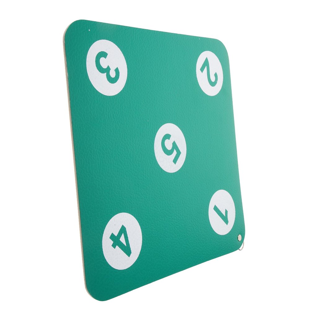 BCOATH Fencing Practice Target Wall Mount Fencing Training Equipment Double-Sided Weather-Resistant Small Green