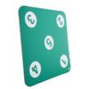 BCOATH Fencing Practice Target Wall Mount Fencing Training Equipment Double-Sided Weather-Resistant Small Green view 1
