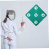 BCOATH Fencing Practice Target Wall Mount Fencing Training Equipment Double-Sided Weather-Resistant Small Green view 2
