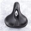 Yardwe Elastic Sponge Bike Seat Comfortable Wide Padded Saddle for Mountain Bike Outdoor Cycling Breathable Design High Density Easy Installation Black view 3