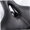Yardwe Elastic Sponge Bike Seat Comfortable Wide Padded Saddle for Mountain Bike Outdoor Cycling Breathable Design High Density Easy Installation Black view 4