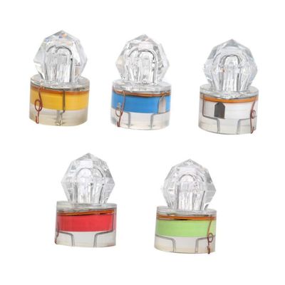 Yardwe Night Fishing Lights 5pcs Waterproof Led Underwater for Fish Luring Perfect for