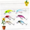 Yardwe 6pcs Reflective Simulation Fishing Lures Fish Shape Lure Bait for Fishing Contestants Random Color view 4