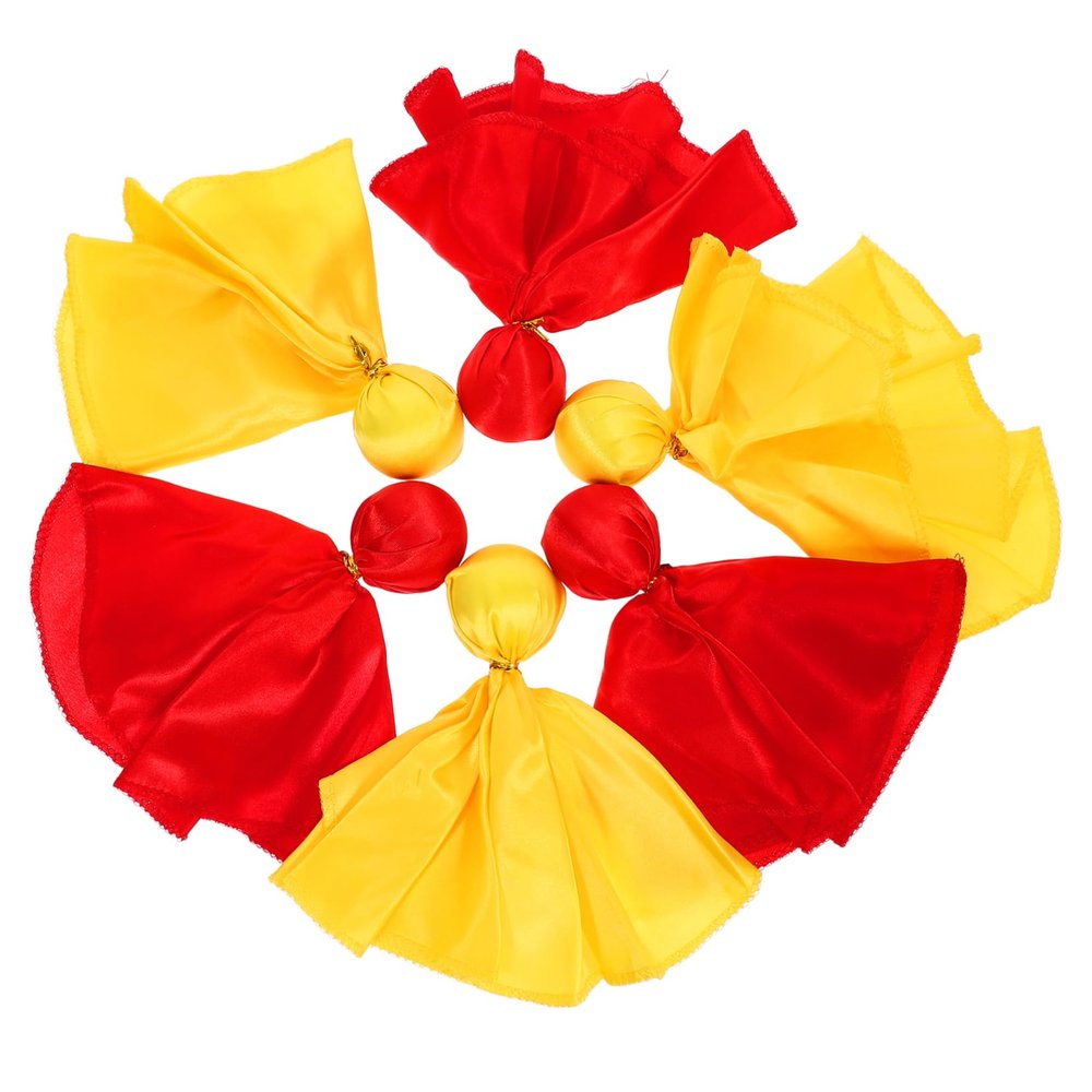 Yardwe 6pcs Soccer Rugby Penalty Flag Professional Sports Referee Props Football Game Accessory Bright and Durable