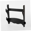 Yardwe Solid Wood Stand 2 Layer Wall Mount Display Rack Storage Display Sword Mount view 3