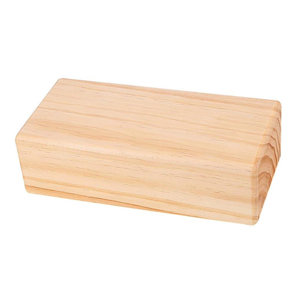 Yardwe Solid Lightweight Yoga Block Non-slip Pressure for Yoga Dance and Daily Use for Lovers Light Yellow