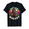 Bigfoot Rock On Playing A Electric Guitar Sasquatch Big Foot T-Shirt