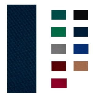 Accuplay Worsted Fast Speed Pre Cut Pool Table Felt - Billiard Cloth Navy for 9' Table
