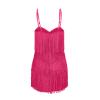Generic Sequin Dress for Women Tassel 1920s Vintage Dresses Flapper Fringe Dress Gatsby Cocktail Costume Dancing Party Dress, Small, A04_hot Pink view 3