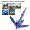 Akozon Grapnel Folding Anchor, Foldable Anchor Aluminum Alloy Grapnels Docking Hardware for Marine Yacht Kayak Canoes view 3