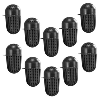 10Pcs Fishing Bait Cage Holder Plastic Fishing Lure Basket for Carp Crawfish Outdoor Tackle Supplies Bait Feeder Device