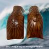 Trader CAY Mermaid Tails Surfboard Wall Mount  Wooden Surfboard Wall Rack for Longboards & Shortboards, Handcrafted Wall Hooks for Surfboard Storage & Coastal Room Dcor view 3