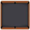 Accuplay Worsted Fast Speed Pre Cut Pool Table Felt - Billiard Cloth Gray for 9' Table view 3