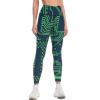 Circuit Board Pattern Fashion Yoga Pants High Waisted Sports Leggings for Women L view 1