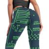 Circuit Board Pattern Fashion Yoga Pants High Waisted Sports Leggings for Women L view 2