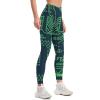 Circuit Board Pattern Fashion Yoga Pants High Waisted Sports Leggings for Women L view 3