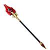 39" Fantasy Foam Staff of Homa Red, Gold & Black High Density Foam for Costplay and Collection GSI view 1