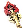 39" Fantasy Foam Staff of Homa Red, Gold & Black High Density Foam for Costplay and Collection GSI view 2