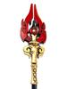 39" Fantasy Foam Staff of Homa Red, Gold & Black High Density Foam for Costplay and Collection GSI view 4