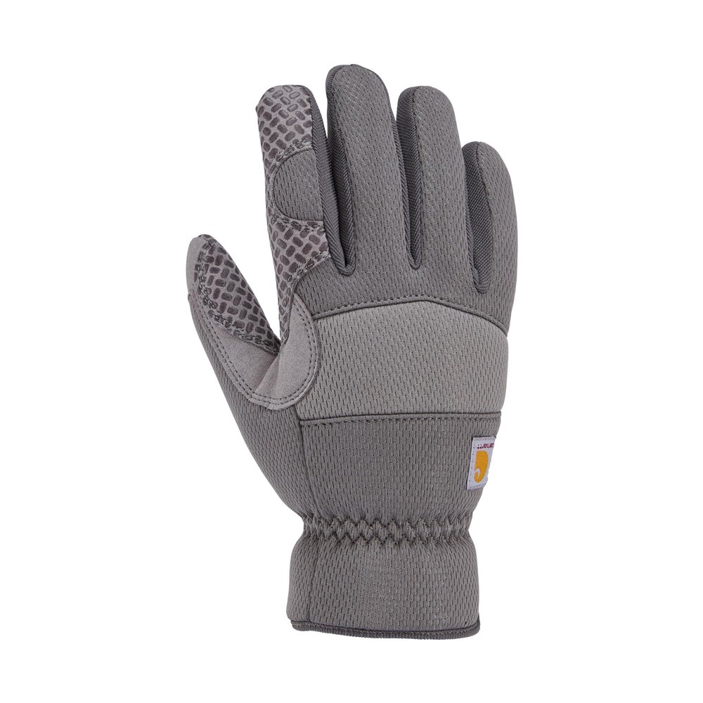 Carhartt Women's Thermal-Lined High-Dexterity High Grip Glove, Steel Asphalt Grey, Small