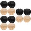FRCOLOR 12pairs Women Breathable Half Palm Socks Metatarsal Pads of Grip Forefoot Socks for Comfortable Daily Use and Control view 1