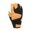 Carhartt Men's Wind Fighter Thermal Lined Synthetic Leather Secure Cuff Glove, Black Barley, Medium view 2