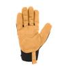 Carhartt Men's Wind Fighter Thermal Lined Synthetic Leather Secure Cuff Glove, Black Barley, Medium view 3