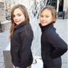 UniqGarb Ice Figure Skating Warm polar Fleece Jackets Ice Skating Jacket for Girls and Women Black Skate Jacket AL view 2