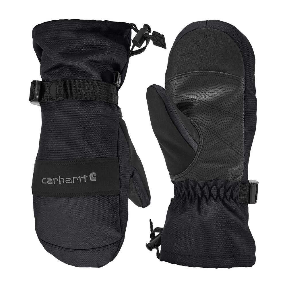 Carhartt Kid's GL0845J Junior Waterproof Insulated Gauntlet Mitt - X-Large - Black