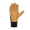 Carhartt Men's GL0844M Thermal-Lined Fleece Cuff Glove - Small - Black/Barley view 3