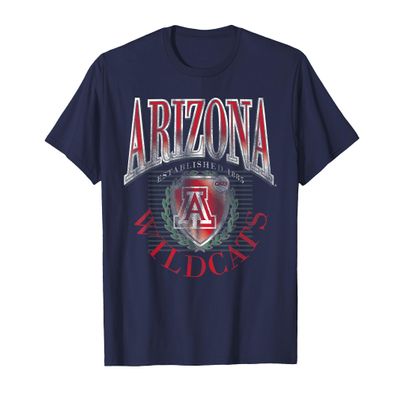 Arizona Wildcats Vintage Emblem 90's Navy Blue T-Shirt