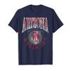 Arizona Wildcats Vintage Emblem 90's Navy Blue T-Shirt view 1