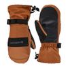 Carhartt Kids' Waterproof Insulated Gauntlet Mitt, Brown/Black, Medium view 1