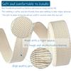 1 Inch Webbing Strap Heavy Duty Polyester Cotton-Like Tape, 5.56 Yards, Eco-Friendly Dye, Washable & Durable for DIY, Sewing, Tote Bags, Pet Leashes, Outdoor Gear (Beige) view 2