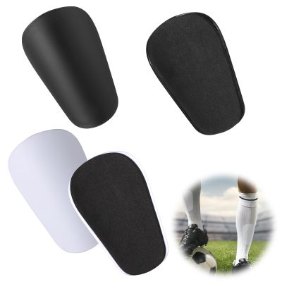 BOXOB Soccer Shin Guards (Medium, Blue, Black) - 2 Pair Mini Shin Pads for Men Women Youth Kids - Compact, Lightweight, Anti-Slip, Protective Football Equipment