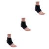 Healeved 3pcs Sports Sprain Ankle Support Sleeves for Men and Women Breathable Compression Brace for Sprained Ankles for Enhanced Stability and Comfort view 1