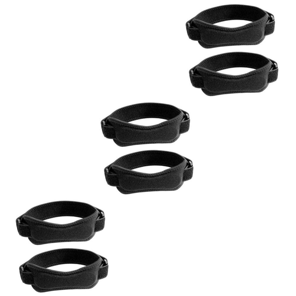 Healeved 3pairs Sports Patella Strap for Knee Support Neoprene Knee Belt for Running Hiking Basketball and Gym Activities Unisex Design Black