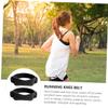 Healeved 3pairs Sports Patella Strap for Knee Support Neoprene Knee Belt for Running Hiking Basketball and Gym Activities Unisex Design Black view 2