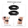 Healeved 3pairs Sports Patella Strap for Knee Support Neoprene Knee Belt for Running Hiking Basketball and Gym Activities Unisex Design Black view 4