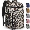 Capolo Cooler Backpack Insulated Waterproof for Women Men, Leak Proof Backpack Coolers Thermal Bag Soft Travel Cooler Bag Portable Ice Chest Lunch Backpack for Camping Picnic(Leopard,36 Cans) view 1