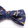 Carahere Mens Bow Tie Handmade Pre-Tied Fun Pattern Bow Ties for Men Light Orange view 4