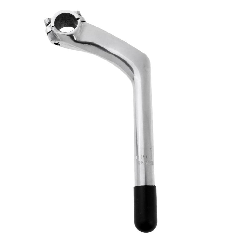 Aymzbd Sleek Quill Stem for 24mm Handlebars - Enhanced Design, Silver