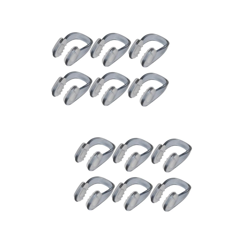 Yardwe 20pcs Nose Clips for Swimming Adults Unisex Nose Clip Padded Silicone for Diving and Pool Use