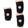 Healeved 3pcs Knee Support Brace Sleeve for Running and Hiking Outdoor Protector for Sports Activities Open Patella Design for and Stability view 1