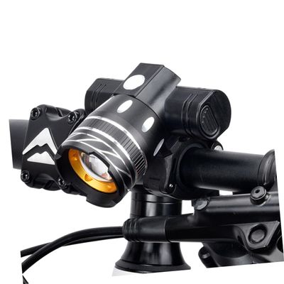 Yardwe USB Rechargeable Mountain Bike Front Light Led Headlight for Night Riding Light Modes Construction for Cycling and Camping