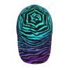 BREAUX Purple Blue Green Camouflage Zebra Stripes Fashion Casual Sun Hat Women's Baseball Cap Men's Adjustable Sun Hat, Unisex Baseball Cap view 4